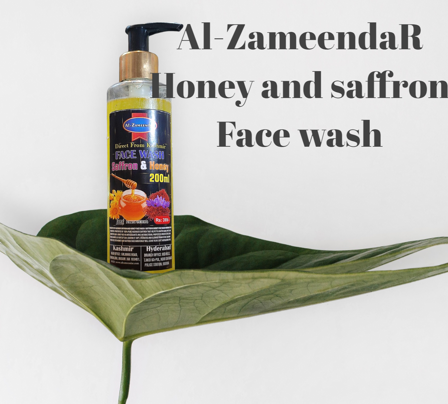 Face Wash (Honey +saffron)